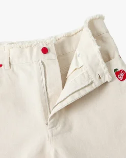 Nude Project Pantalón Corto Apple Crew Denim Raw Hot