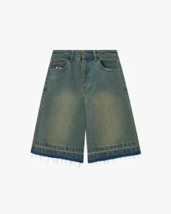 Nude Project Pantalón Corto Baggy Indigo Old Denim Hot