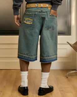 Nude Project Pantalón Corto Baggy Indigo Old Denim Hot