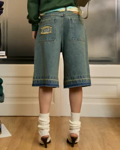 Nude Project Pantalón Corto Baggy Indigo Old Denim Hot