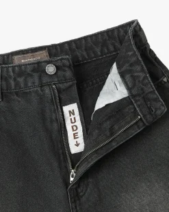 Nude Project Pantalón Corto Baggy Negro Old Denim Online