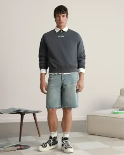 Nude Project Pantalón Corto Basic Denim Arena New