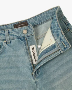 Nude Project Pantalón Corto Basic Denim Arena New