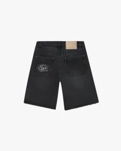 Nude Project Pantalón Corto Basic Denim Negro Discount