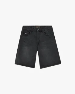 Nude Project Pantalón Corto Basic Denim Negro Discount