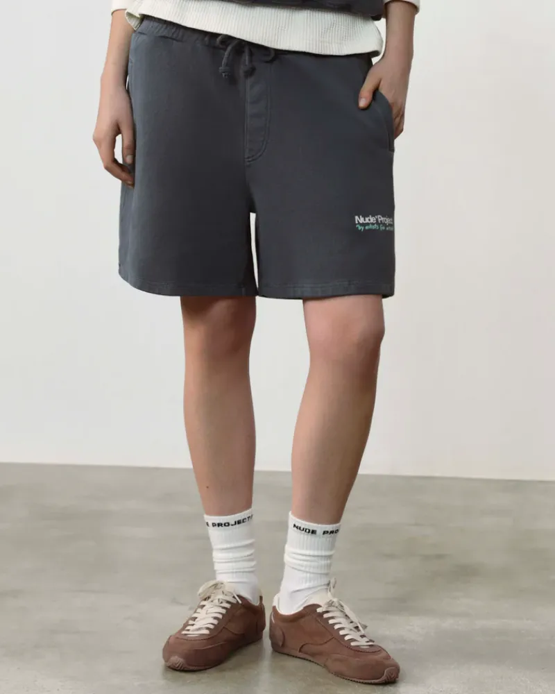 Nude Project Pantalón Corto Cult Kid Gris Oscuro Clearance