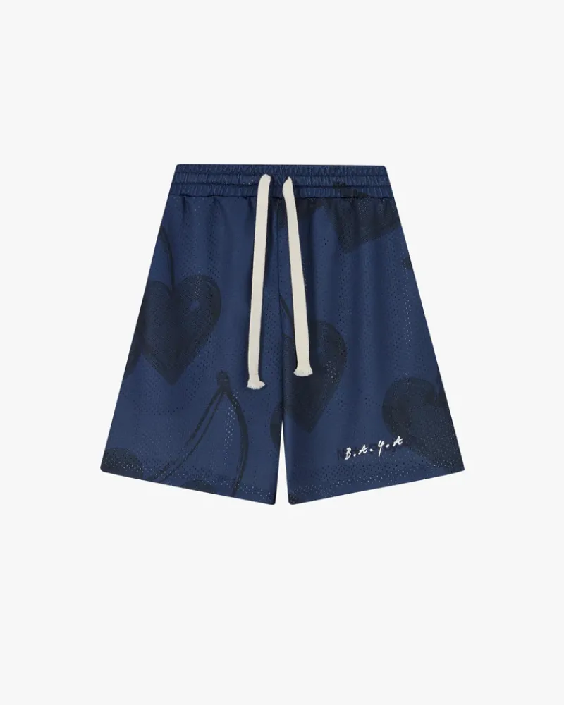 Nude Project Pantalón Corto Mesh Azul Marino