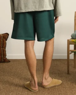 Nude Project Pantalón Corto Solid Mesh Verde Best