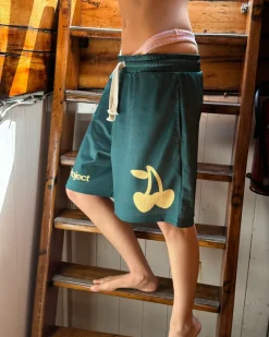 Nude Project Pantalón Corto Solid Mesh Verde Best