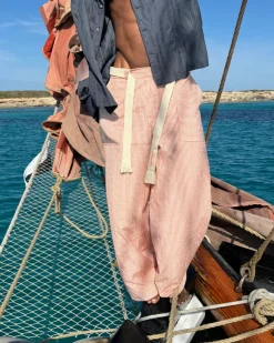 Nude Project Pantalón Formentera Rojo New