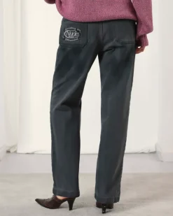 Nude Project Pantalón Vaquero Verde Washed Online