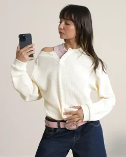 Nude Project Polo Global Soon Waffle Blanco Crema Outlet