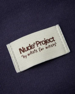 Nude Project Quarter Zip Origins Azul Marino Clearance