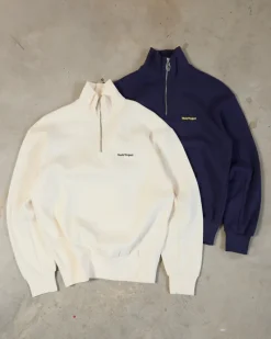 Nude Project Quarter Zip Origins Blanco Crema