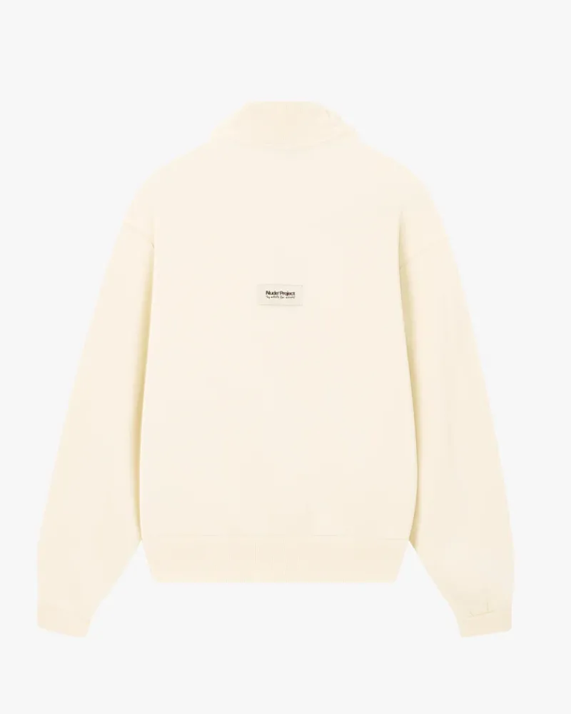 Nude Project Quarter Zip Origins Blanco Crema