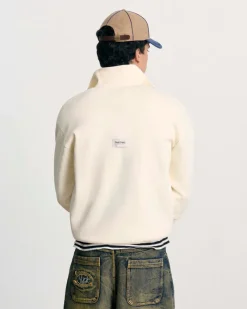 Nude Project Quarter Zip Origins Blanco Crema