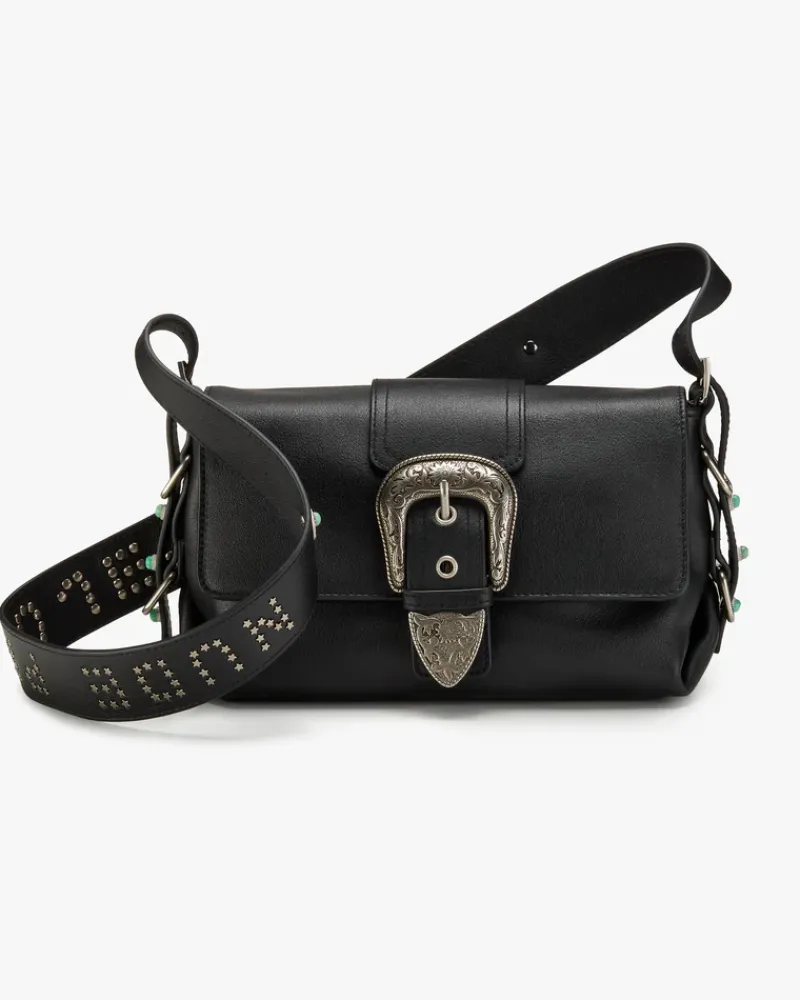 Nude Project Rodeo Leather Bag Black Sale