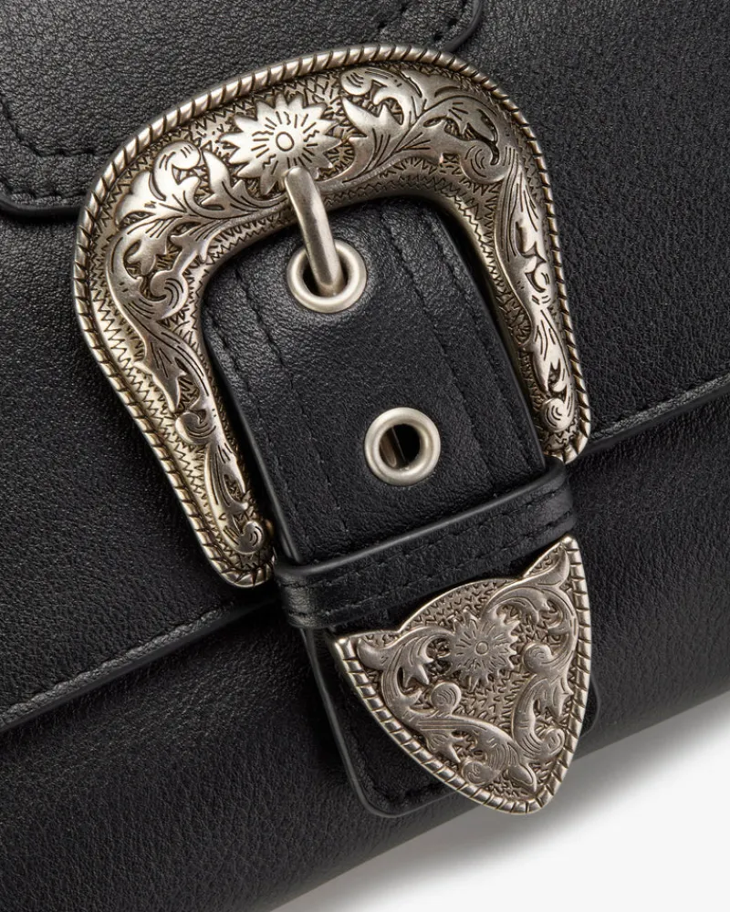 Nude Project Rodeo Leather Bag Black Sale