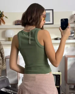 Nude Project Script Top Khaki Discount