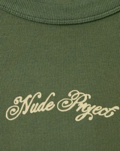 Nude Project Script Top Khaki Discount