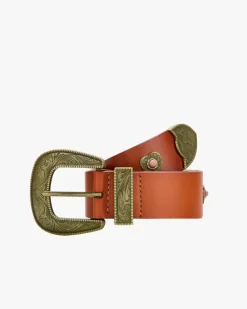 Nude Project Sheriff Belt Brown New