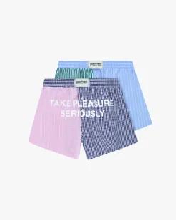 Nude Project Sleek Stripes Boxers Pwk/Tps 2Xpack Discount