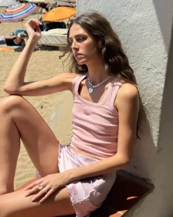 Nude Project Sophisticated Pleasure Tank Top Pink Best