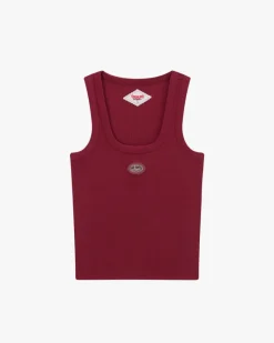 Nude Project Sophisticated Pleasure Tank Top Burgundy Discount