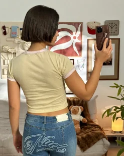Nude Project Still Fucked Up* Top Beige Outlet
