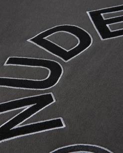 Nude Project Sudadera Boxy Kory Gris Oscuro New
