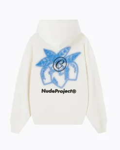 Nude Project Sudadera Cherry Bomb Blanco Crema Online