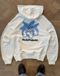Nude Project Sudadera Cherry Bomb Blanco Crema Online