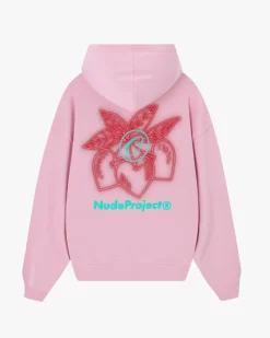 Nude Project Sudadera Cherry Bomb Rosa New