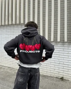 Nude Project Sudadera Cherry Gris Oscuro Online