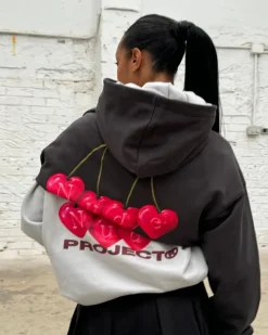 Nude Project Sudadera Cherry Gris Oscuro Online