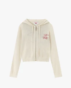 Nude Project Sudadera Con Capucha Papaya Blanco Crema Hot