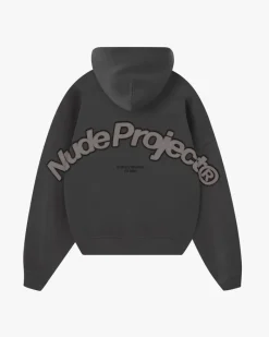 Nude Project Sudadera Con Cremallera Beast Gris Oscuro Clearance