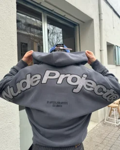 Nude Project Sudadera Con Cremallera Beast Gris Oscuro Clearance