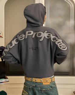 Nude Project Sudadera Con Cremallera Beast Gris Oscuro Clearance