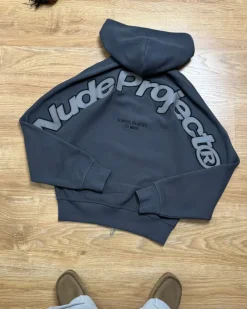 Nude Project Sudadera Con Cremallera Beast Gris Oscuro Clearance
