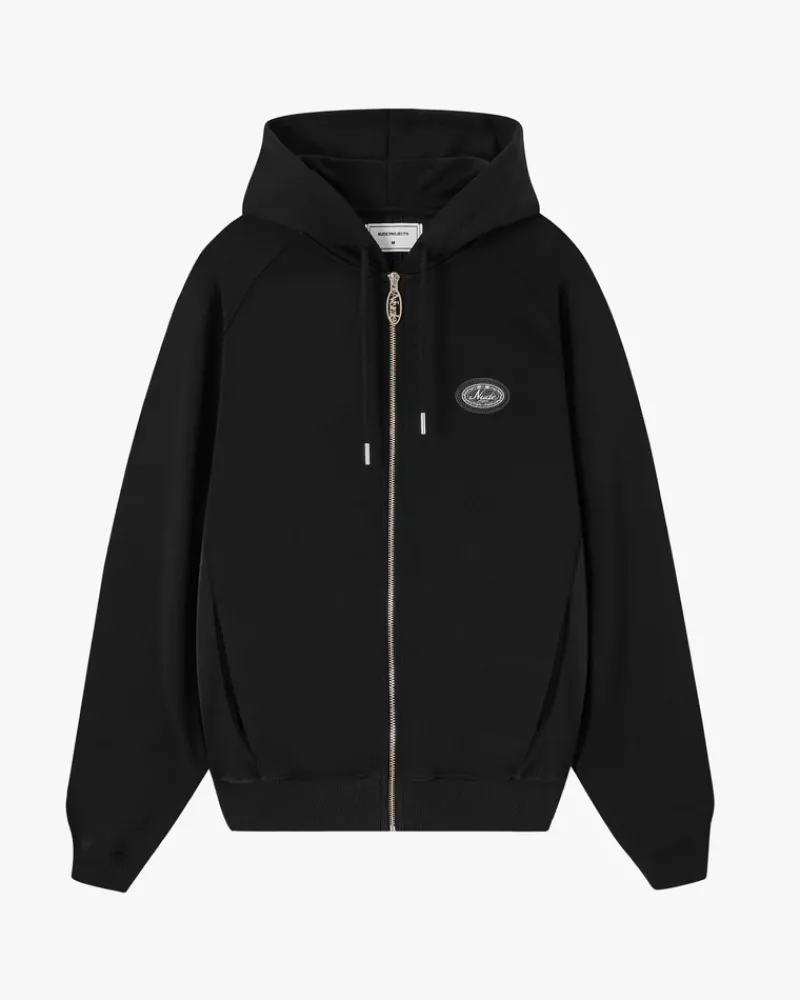 Nude Project Sudadera Con Cremallera Essentials Negra Discount