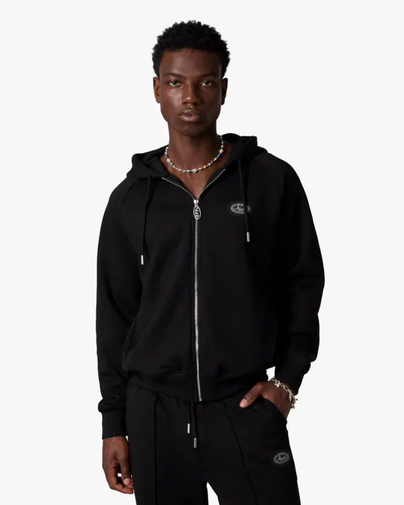 Nude Project Sudadera Con Cremallera Essentials Negra Discount