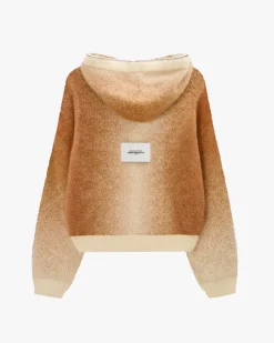 Nude Project Sudadera Con Cremallera Gradient Marrón Discount