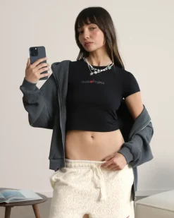 Nude Project Sudadera con Cremallera Global Soon Waffle Gris Oscuro Online