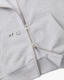Nude Project Sudadera Con Cremallera Global Soon Gris Outlet
