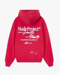 Nude Project Sudadera Con Cremallera Global Soon Frambuesa Best
