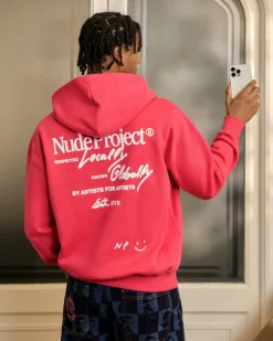 Nude Project Sudadera Con Cremallera Global Soon Frambuesa Best