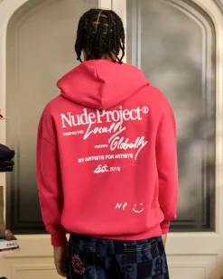 Nude Project Sudadera Con Cremallera Global Soon Frambuesa Best