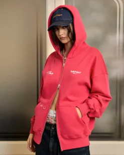 Nude Project Sudadera Con Cremallera Global Soon Frambuesa Best