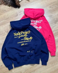 Nude Project Sudadera Con Cremallera Global Soon Frambuesa Best